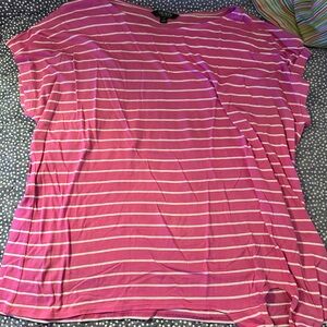 Lauren Ralph Lauren Pink and White Striped Shirt